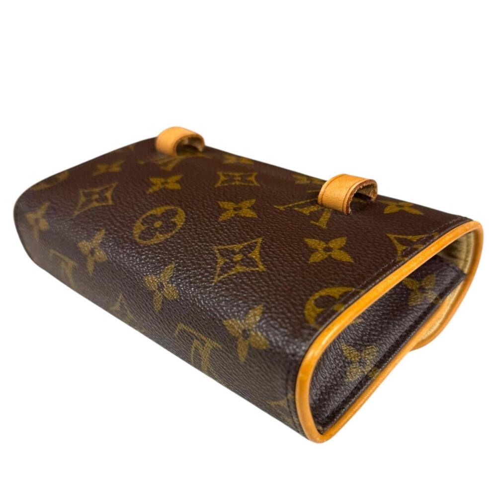 LOUIS VUITTON Authentic Brown Monogram Canvas Pochette Fanny Pack - Picture 11 of 13